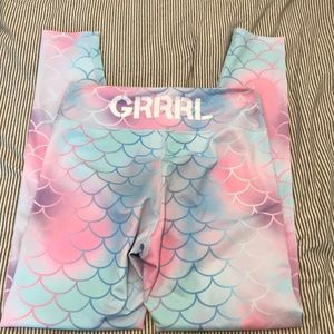 GRRL clothing next level leggings mermaid skin